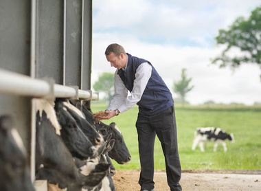 FAR man on farm at clamp-ps