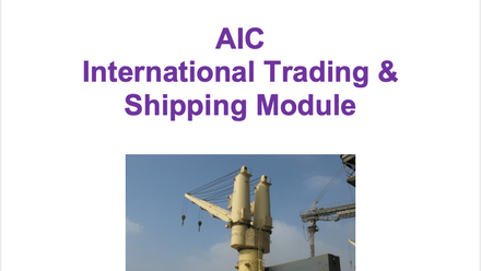 Cover, International Trading and Shipping module