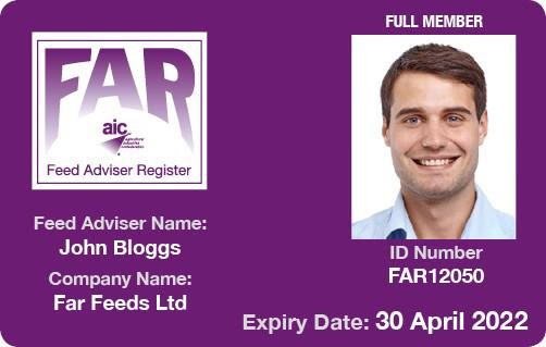 FAR full membership card